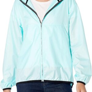 Women’s Water-Resistant Full-Zip Packable Windbreaker