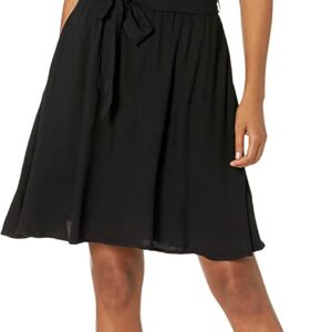 Women’s Sleeveless Woven Shirt Dress