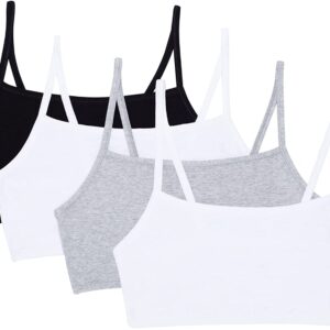 Fruit of the Loom Women’s Spaghetti Strap Cotton Pullover Sports Bra Value Pack