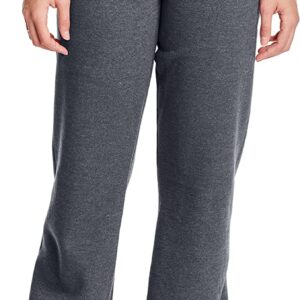 Hanes Women’s EcoSmart Petite Open Bottom Leg Sweatpants