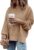 Imily Bela Womens Oversized Tunic Sweaters Fall Slouchy Long Sleeve Ribbed Knit Side Slit Pullover Jumper