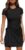 LILLUSORY Women’s Summer T Shirt Dress Casual Short Sleeve Wrap Bodycon Ruched Tie Waist Mini Dresses