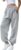 Ru Sweet Women’s Active High Waisted Sporty Gym Athletic Fit Jogger Sweatpants Baggy Lounge Pants with Pockets