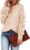 SHEWIN Women’s Casual Long Sleeve Crewneck Crochet Sweater Lightweight Knit Pullover Sweaters Top