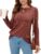 SimpleFun Women’s Tunic Sweaters Lightweight Fall Casual Long Sleeve Crewneck Pullover Tops