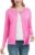 Women’s Crew Neck Button Down Long Sleeve Cardigan Sweater